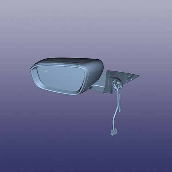 J5 Passenger rear mirror